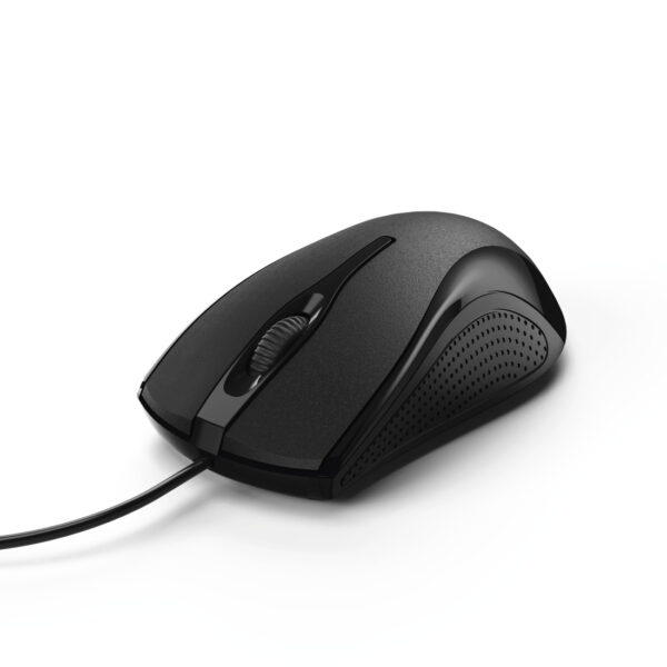 Ratón con cable MC 200, para diestros y zurdos, conexión USB-A, con 1000DPI, color negro