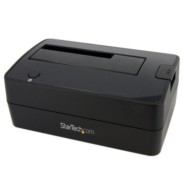 Docking Station USB 3.0 (5Gbps) a SATA de 1 Bahía para Disco Duro - Base USB 3.0 (5Gbps) para Discos Duros SSD de 2,5/3,5 SATA I/II/III - de Carga Superior