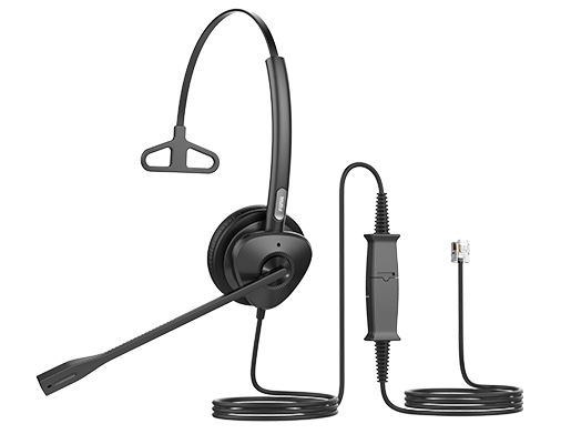 HT301 auricular y casco Auriculares Alámbrico Diadema Oficina/Centro de llamadas Negro
