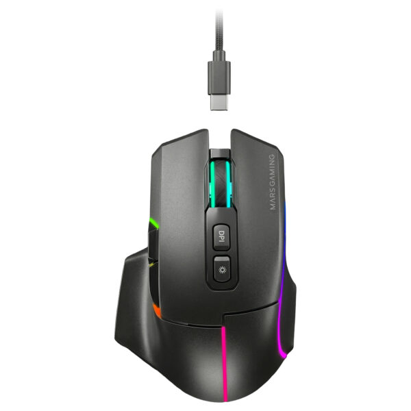 MMWVECTOR ratón Juego mano derecha RF Wireless + Bluetooth + USB Type-A Óptico 12000 DPI