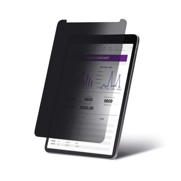 Filtro de Privacidad Táctil de 4 Vías para Orientación Horizontal/Vertical +/-30° Anti Luz (51%) Mate para iPad Pro de 12.9 Pulgadas Generación 3 y Superior