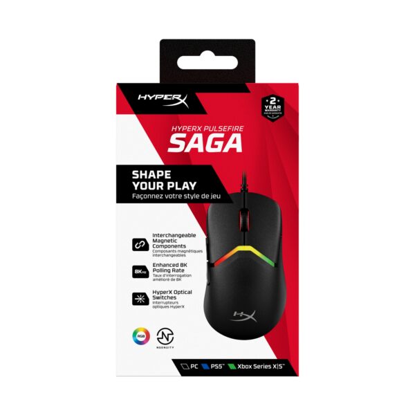 Pulsefire Fuse: ratón gaming inalámbrico (negro)