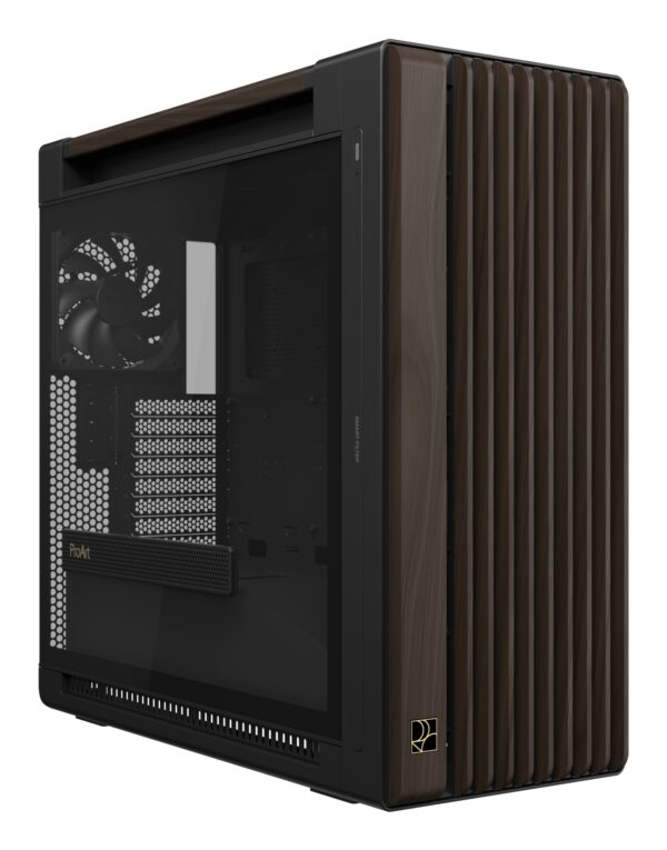 ProArt PA602 Wood Edition Modern Black - Tempered Glass Panel Midi Tower Negro, Madera