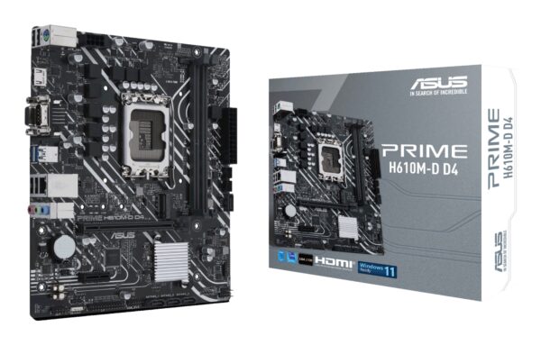 PRIME H610M-D D4 Intel H610 LGA 1700 micro ATX