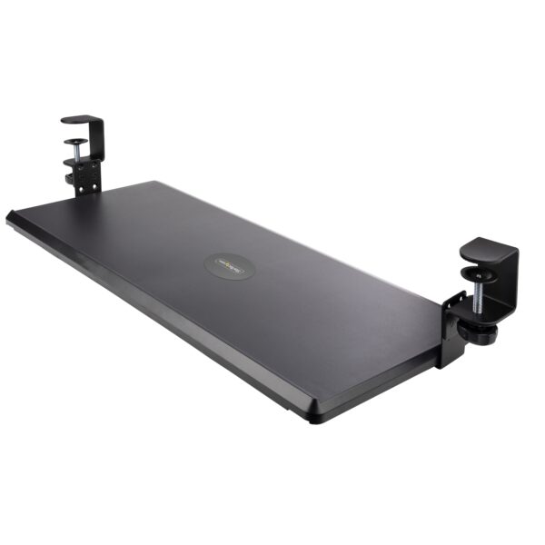 Bandeja Deslizante de Teclado para Debajo del Escritorio, Soporte de Mordaza, 2kg, Bandeja para Teclado, Soporte para Ratón, Ajuste de Altura (100, 120, or 140mm)