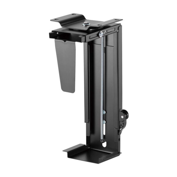 Soporte Giratorio y Altura Personalizable para CPU por Debajo de Escritorio con Mango de Bloqueo Fácil