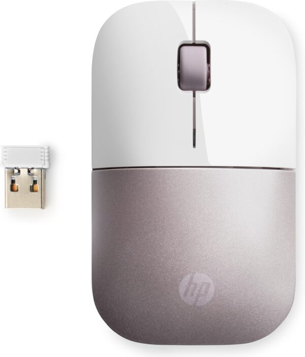 Ratón inalámbrico Z3700 (blanco/rosa)