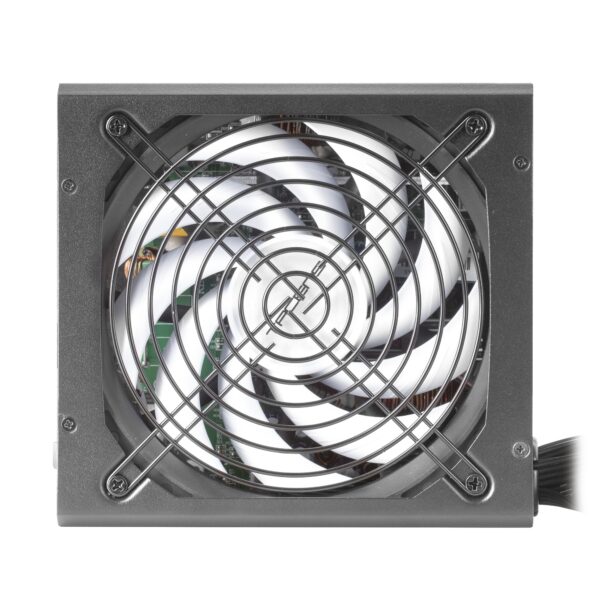 RADIX VII AG 600S, Fuente Alimentación PC ATX 600W, 10 Años Garantía, 80Plus Silver, 87% Eficiencia, Tecnologías SMD y DC-DC, Ventilador AI-RPM 140mm FDB, Condensadores Japoneses TK 105º, Negro