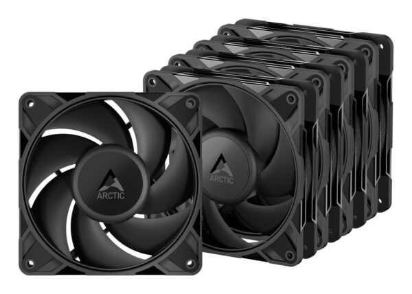 Freezer P12 Pro PST - 5 Pack Carcasa del ordenador Ventilador 12 cm Negro 5 pieza(s)