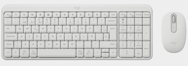 MK250 Compact Bluetooth Wireless Combo teclado Ratón incluido Universal RF Wireless + Bluetooth QWERTY Español Blanco
