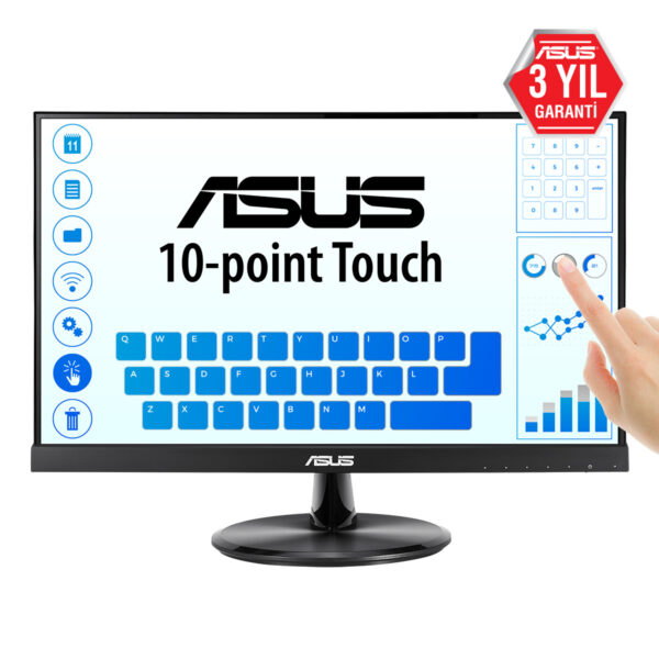 VT229H pantalla para PC 54,6 cm (21.5") 1920 x 1080 Pixeles Full HD LED Pantalla táctil Negro