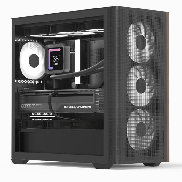 D301A Mini Tower Negro, Madera