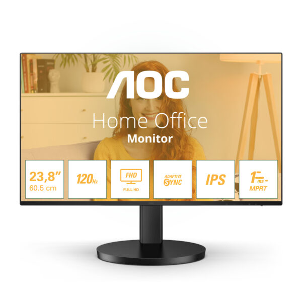 24B3HA2 pantalla para PC 60,5 cm (23.8") 1920 x 1080 Pixeles Full HD LED Negro