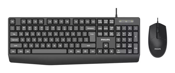 2000 series SPT6237B/85 teclado Ratón incluido Universal USB QWERTY Negro