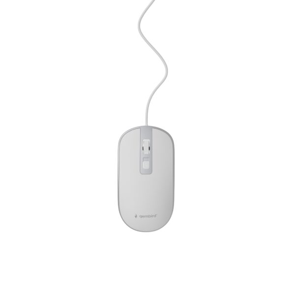 MUS-4B-06-WS ratón Oficina Ambidextro USB tipo A Óptico 1200 DPI