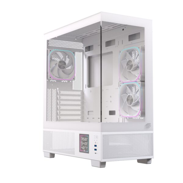 EXCS-PR-51DR-W carcasa de ordenador Midi Tower Blanco