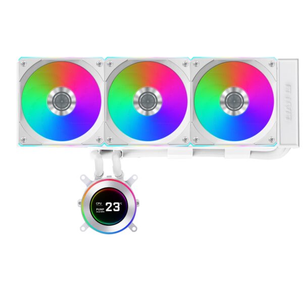 GA II Hydroshift II LCD-C 360CL Procesador Sistema de refrigeración líquida todo en uno 12 cm Blanco 1 pieza(s)
