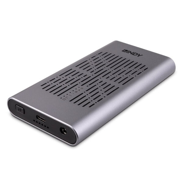43382 caja para disco duro externo Caja externa para unidad de estado sólido (SSD) Plata M.2