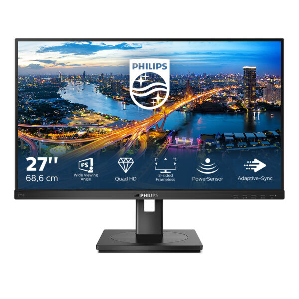 B Line 275B1/00 pantalla para PC 68,6 cm (27") 2560 x 1440 Pixeles 2K Ultra HD LCD Negro