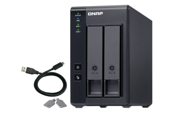 TR-002 caja para disco duro externo Carcasa de disco duro/SSD Negro 2.5/3.5"
