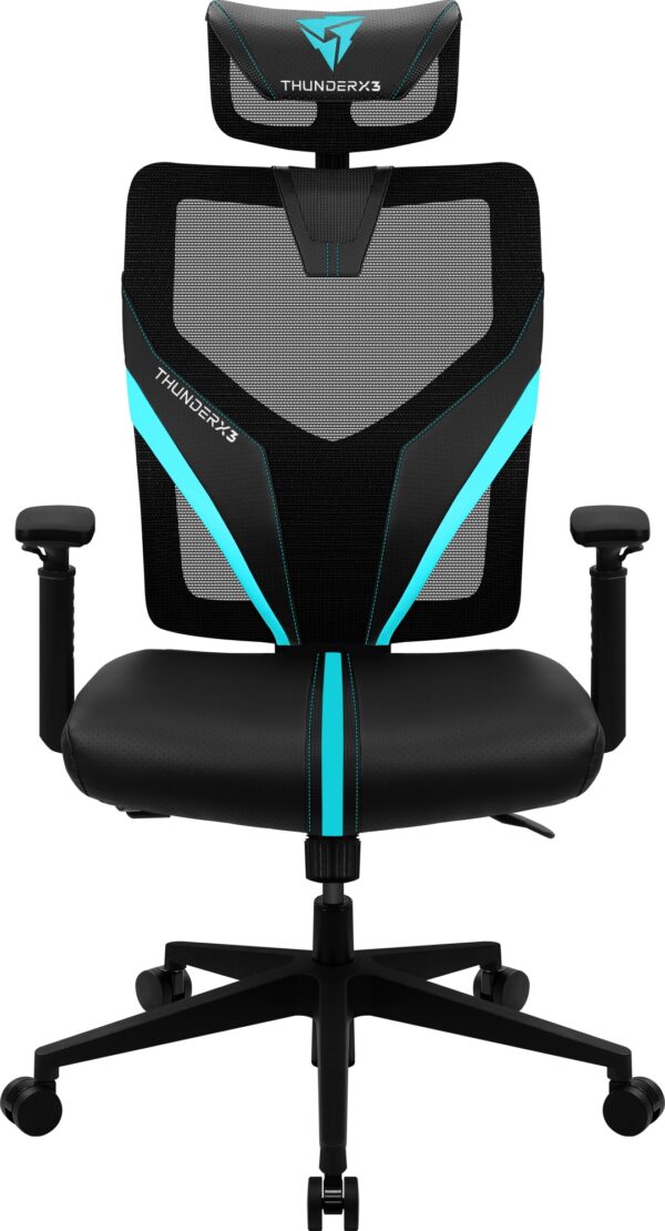 YAMA1 Silla para videojuegos universal Negro, Azul