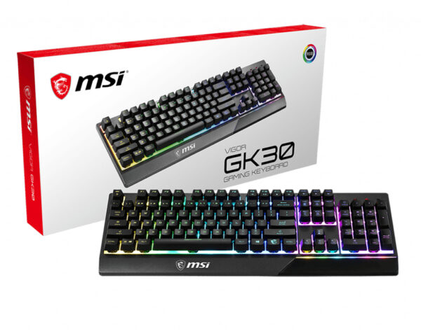 Vigor GK30 teclado Juego USB QWERTY Español Negro