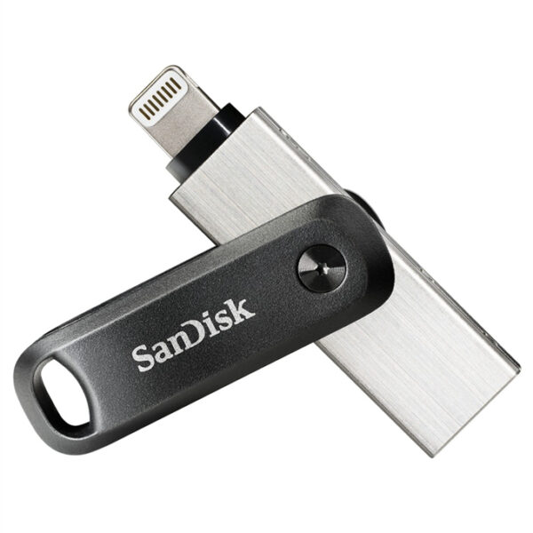 00183588 unidad flash USB 128 GB USB Type-A / Lightning 3.2 Gen 1 (3.1 Gen 1) Negro, Plata