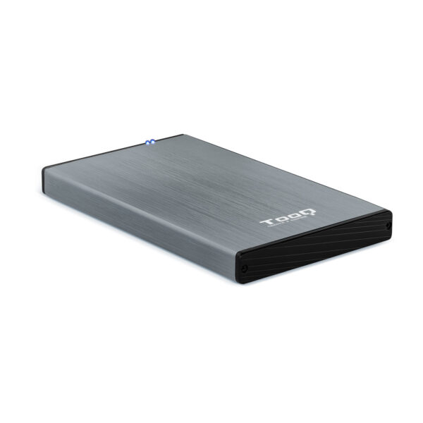 TQE-2527G caja para disco duro externo 2.5" Caja de disco duro (HDD) Negro, Gris