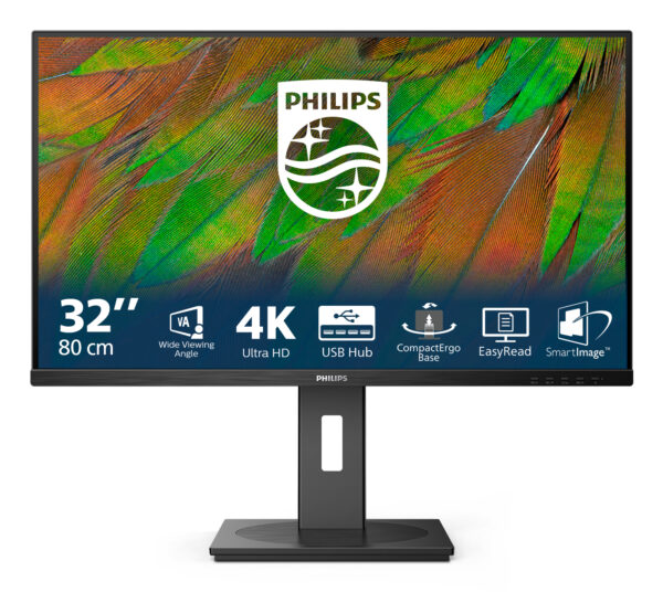 3000 series 32B1N3800/00 pantalla para PC 80 cm (31.5") 3840 x 2160 Pixeles 4K Ultra HD LCD Negro