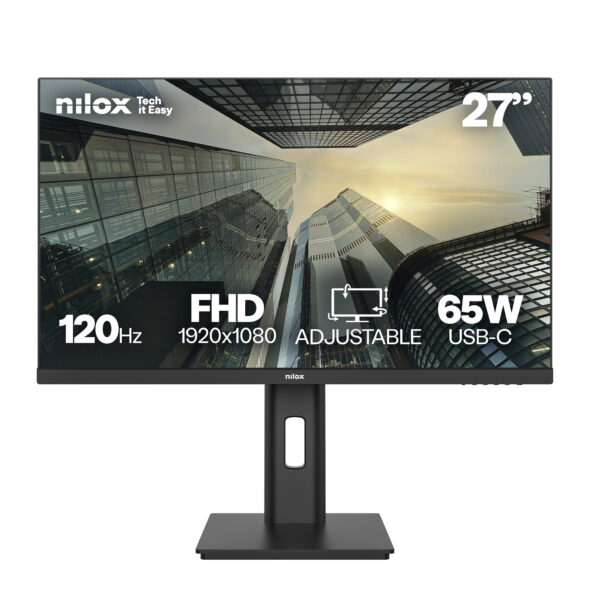 MONITOR 27 IPS 120 HZ FHD pantalla para PC 68,6 cm (27") 1920 x 1080 Pixeles Full HD LCD Negro