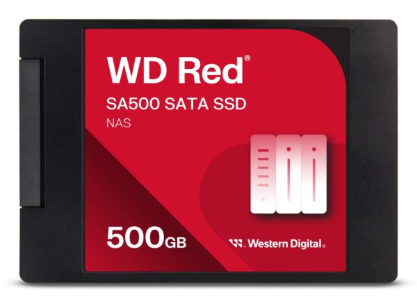 Red WD SA500 500 GB 2.5" Serial ATA III 3D NAND
