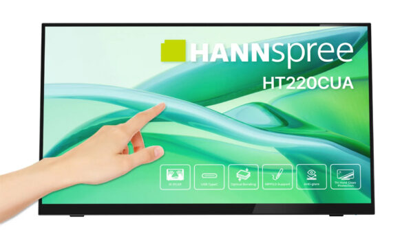 HT220CUA pantalla para PC 54,5 cm (21.4") 1920 x 1080 Pixeles Full HD LED Pantalla táctil Negro