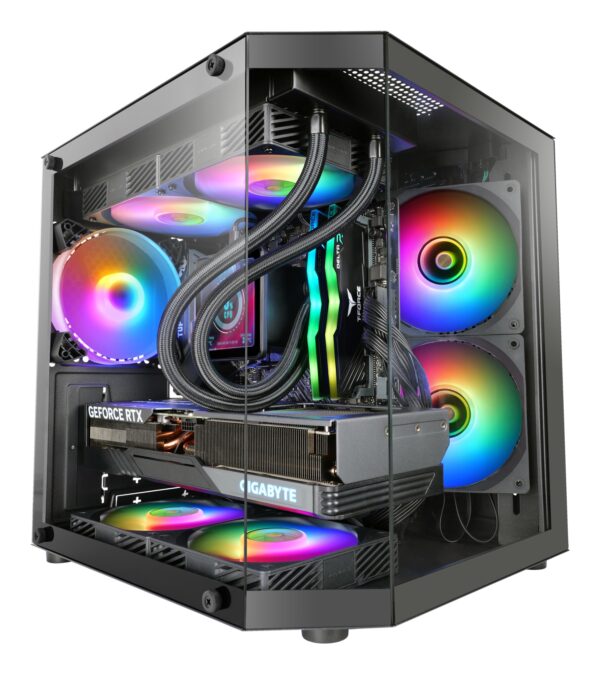 MC-3TLITE Mini Tower Negro
