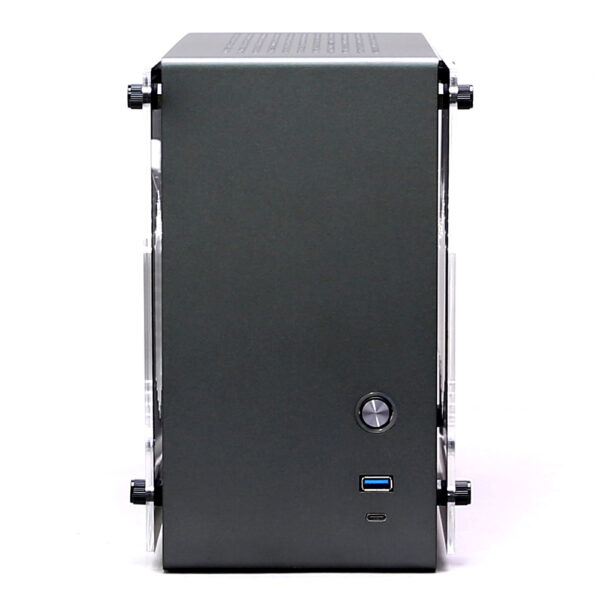M2 Mini Gray Mini Tower Gris