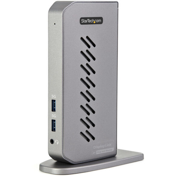 Dock USB-C o USB-A - Docking Station Universal Híbrido USB 3.0 para Ordenador Portátil USB Tipo C o USB-A - para 2 Monitores HDMI o DisplayPort de 4K a 60Hz - 6x USB-A GbE - USB 3.1 Gen 1 - Win Mac