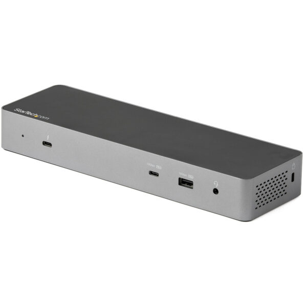 Docking Station Thunderbolt 3 Compatible con USB-C - para 2 Monitores 4K 60Hz DisplayPort 1.4 o 2 Monitores HDMI - para Un Monitor 8K - Dock TB3 USB Tipo C para Portátil - PD 96W y 5x USB - 10Gbps