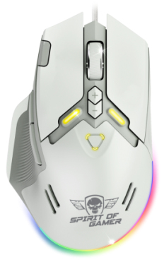 ELITE M60 ARTIC ratón Juego mano derecha USB Tipo C Óptico 20000 DPI