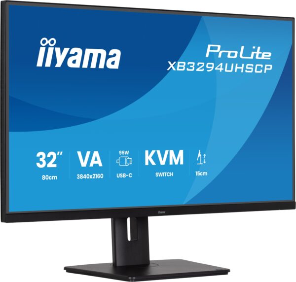 ProLite XB3294UHSCP-B1 pantalla para PC 80 cm (31.5") 3840 x 2160 Pixeles 4K Ultra HD Negro