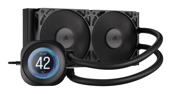 Nautilus 240 RS LCD Procesador Sistema de refrigeración líquida todo en uno 12 cm Negro 1 pieza(s)