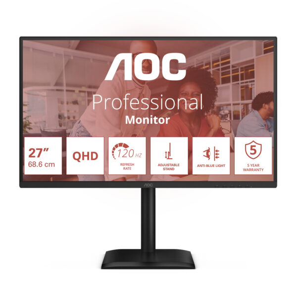 E4 Q27E4U pantalla para PC 68,6 cm (27") 2560 x 1440 Pixeles Quad HD LED Negro