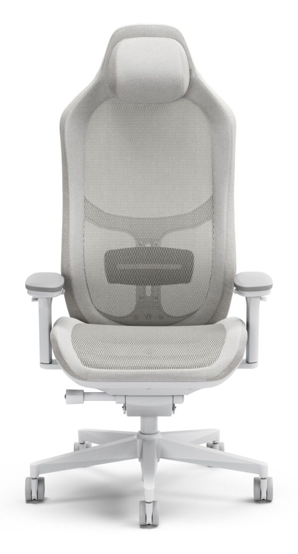 FD-CH-RE1M-02 silla para videojuegos Silla para videojuegos de PC Asiento acolchado Blanco