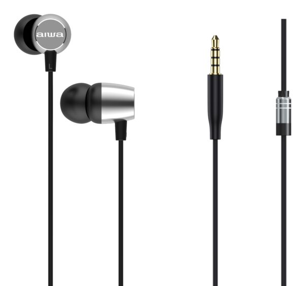 ESTM-20SL auricular y casco Auriculares Alámbrico Dentro de oído Llamadas/Música/Deporte/Uso diario Plata