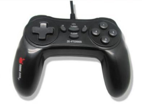 ZE-FT2X92G mando y volante Negro USB Gamepad Analógico/Digital PC