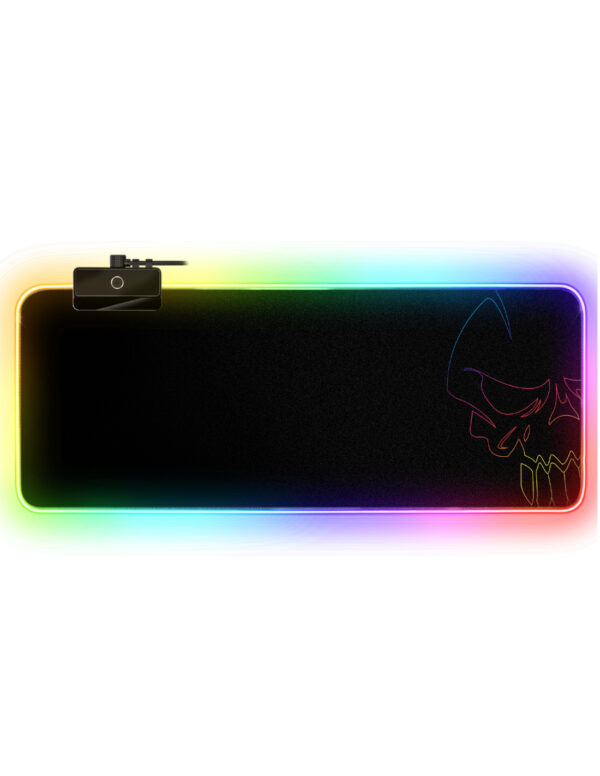 Darkskull Alfombrilla de ratón para juegos Negro, Multicolor