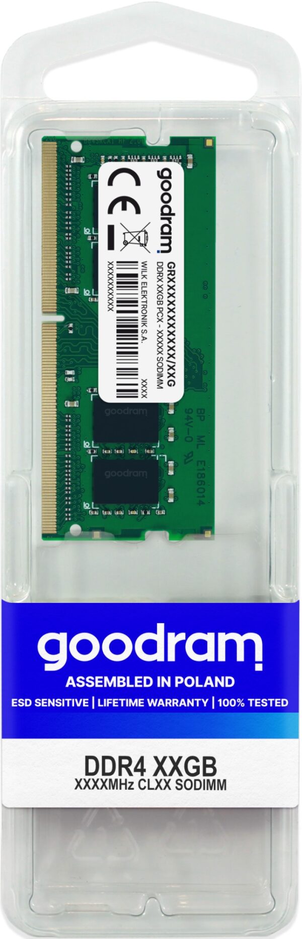 GR3200S464L22/16G módulo de memoria 16 GB 1 x 16 GB DDR4 3200 MHz