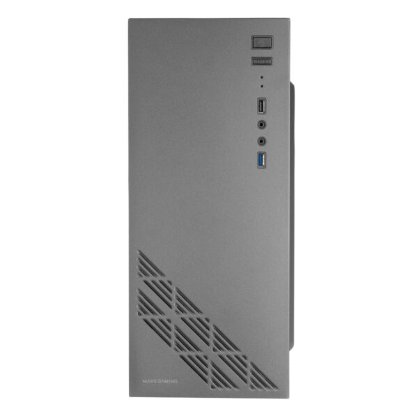 MC100 - Caja Gaming ATX, ventilador 90mm FRGB, ventilación convect-cool, color negro