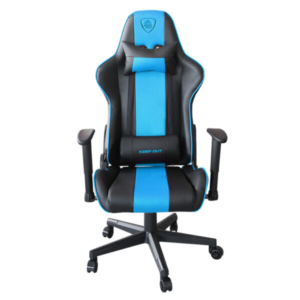 XSPRO-RACING Silla para videojuegos universal Asiento acolchado Turquesa, Negro