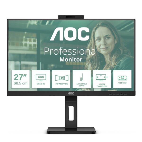 Q27P3QW pantalla para PC 68,6 cm (27") 2560 x 1440 Pixeles Quad HD Negro