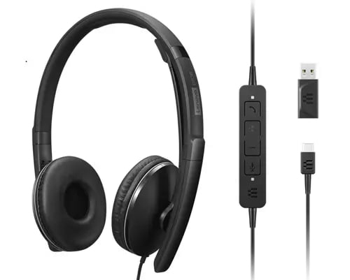 4XD1M39029 auricular y casco Auriculares Alámbrico Diadema USB Tipo C Negro