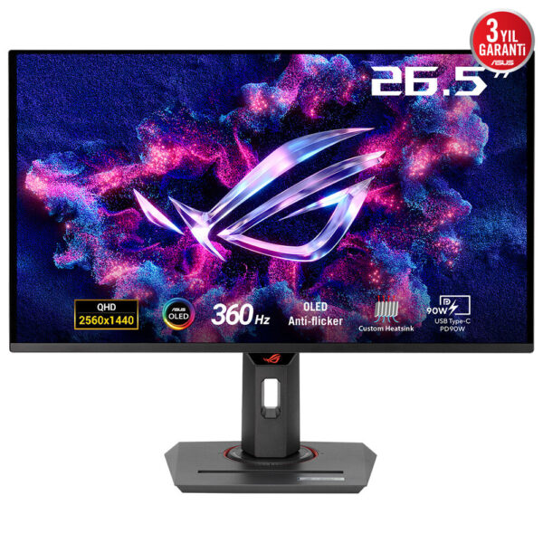 ROG Strix OLED XG27ACDNG pantalla para PC 67,3 cm (26.5") 2560 x 1440 Pixeles Quad HD QD-OLED Negro